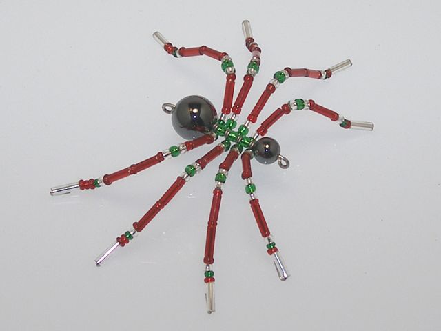 Small 'Red' Style Christmas Spider Ornament